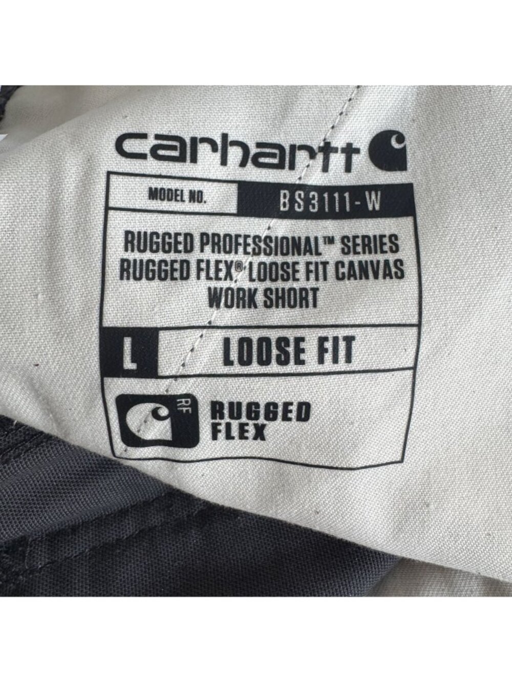 Carhartt Womens Utility Shorts 10" Rugged Flex Loose Fit Durable Workwear Size 4 - Picture 7 of 8